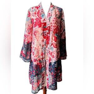 Anthropologie Jorja Chiffon Kimono